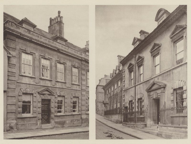Huse ved Stamford, Lincolnshire, High Street, St Martins, Barn Hill af Charles Latham