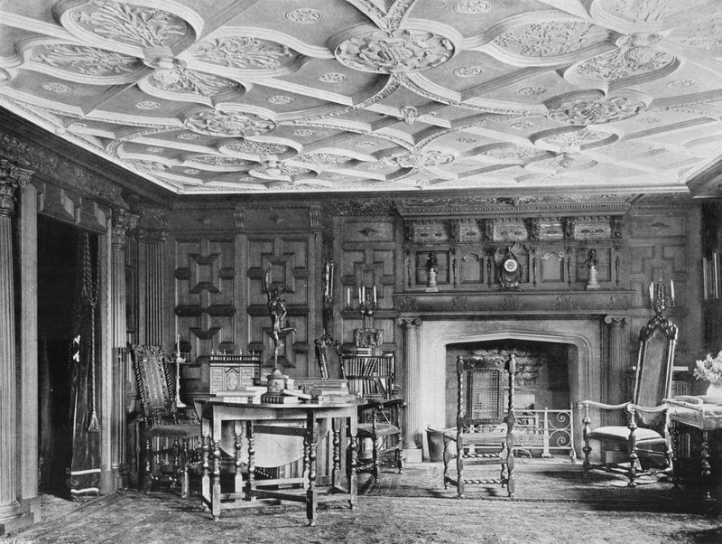 North Side, Long Library (s/h foto) af Charles Latham