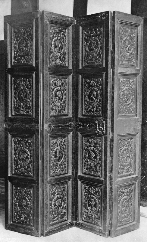 Skærm i Speke Hall, Lancs af Charles Latham