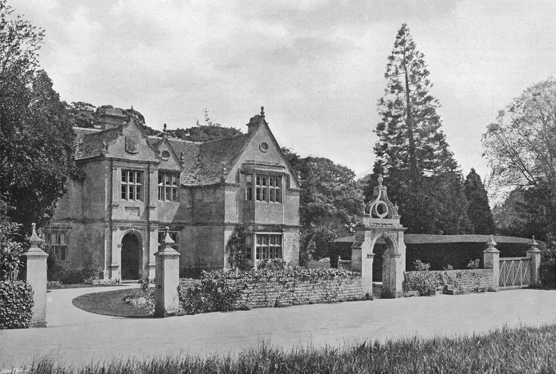 Stibbington Hall fra Vesten af Charles Latham