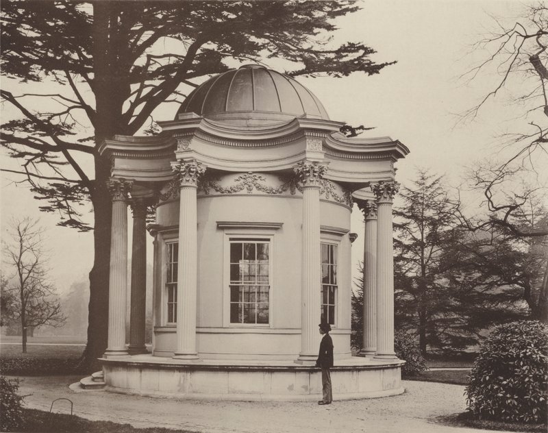 Temple of Aeolus, Kew Gardens af Charles Latham
