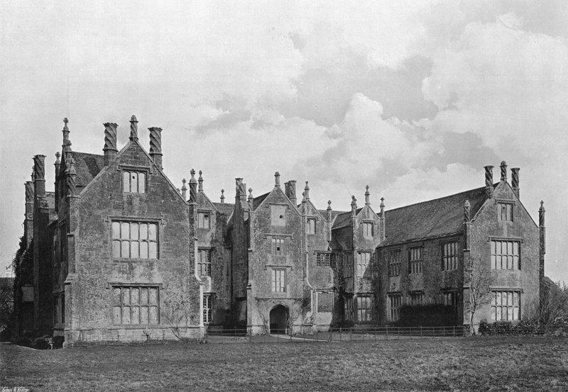 Indgangsfronten, Barrington Court, Somerset af Charles Latham