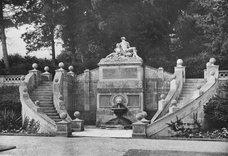 Neptuntrappens fontæne af Charles Latham