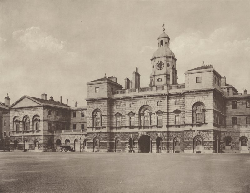 Hestevagten, Whitehall, Vestfronten af Charles Latham