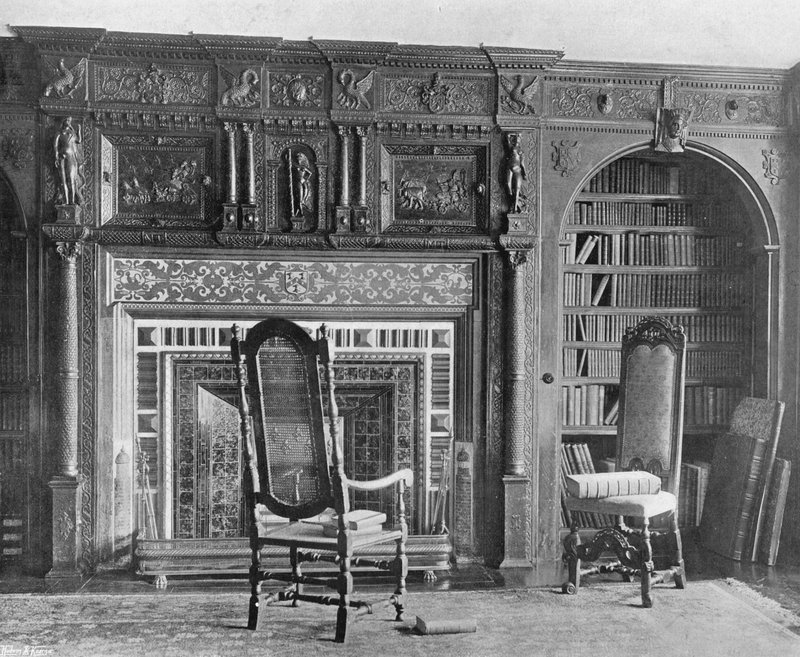 Nordenden af Biblioteket af Charles Latham
