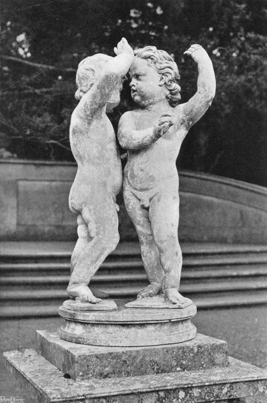 The Quarrel (figurer i bly) (s/h-billede) af Charles Latham