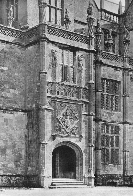 The West Porch and Screen fra Clifton Maubank af Charles Latham