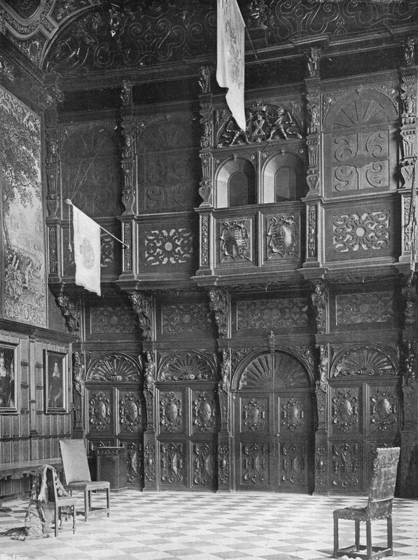 The West Screen of the Marble Hall (s/h foto) af Charles Latham