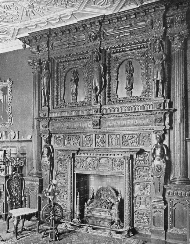 Wolfeton House: Det spanske skorstensstykke af Charles Latham