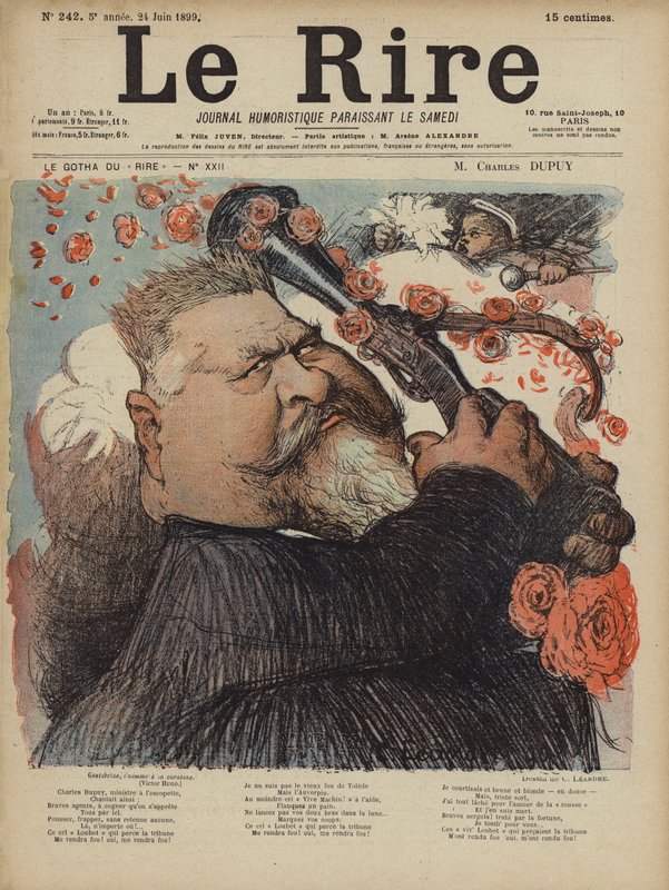 Charles Dupuy, Illustration for Le Rire af Charles Leandre