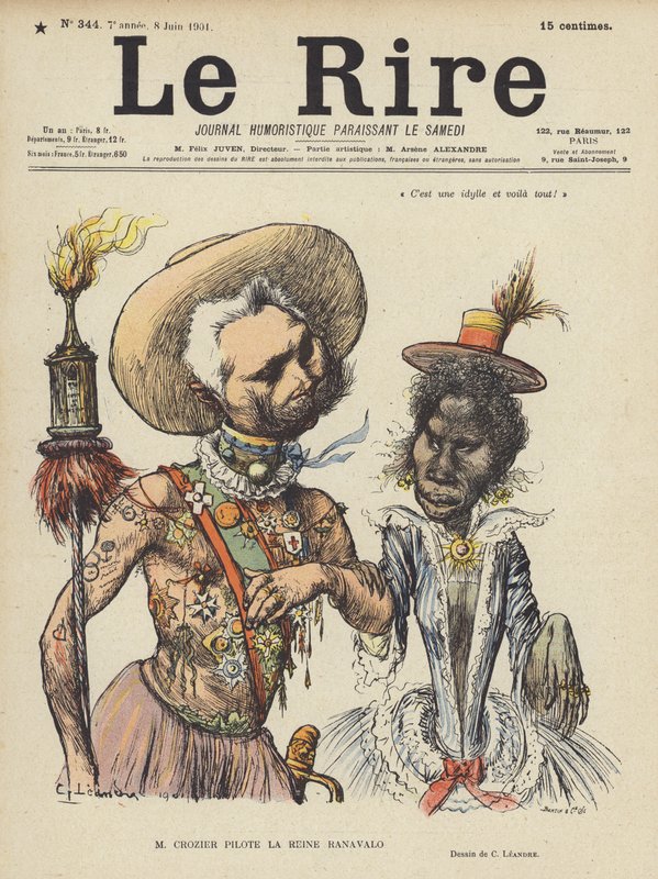 Illustration til Le Rire af Charles Leandre