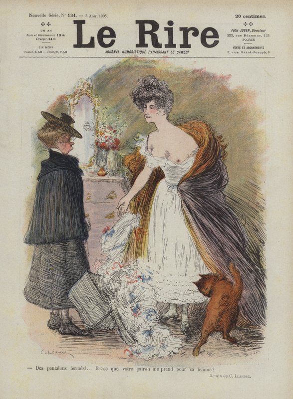 Illustration til Le Rire af Charles Leandre