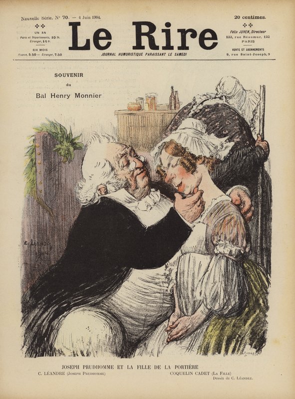 Illustration til Le Rire af Charles Leandre