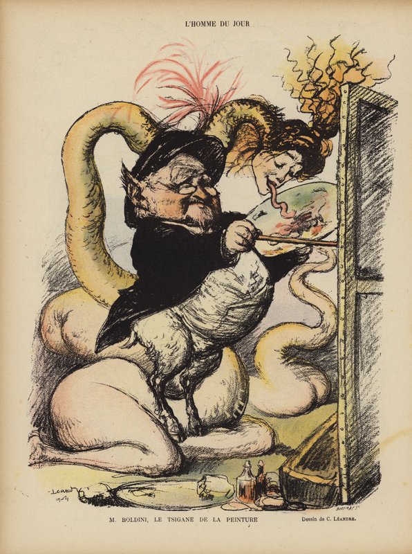 Illustration til Le Rire af Charles Leandre