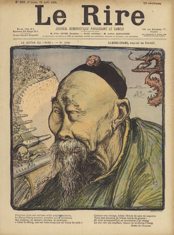 Li Hung Chang, Illustration for Le Rire af Charles Leandre