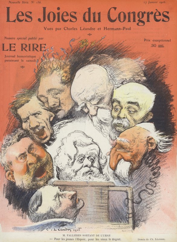 Kongressens glæder. Illustration til Le Rire af Charles Leandre