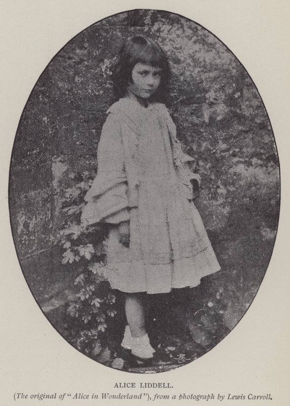 Alice Liddell (s/h foto) af Charles Lutwidge Dodgson