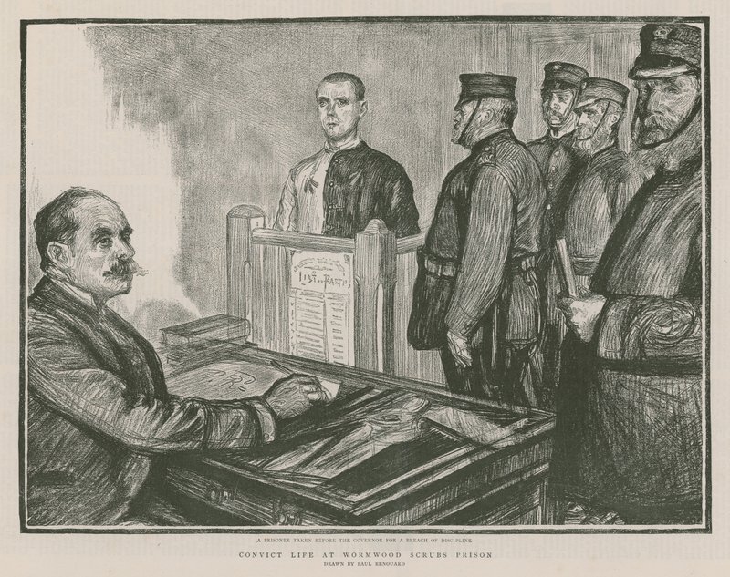 Livet som straffefange i Wormwood Scrubs-fængslet af Charles Paul Renouard