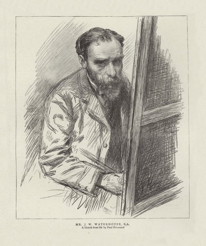 John William Waterhouse af Charles Paul Renouard