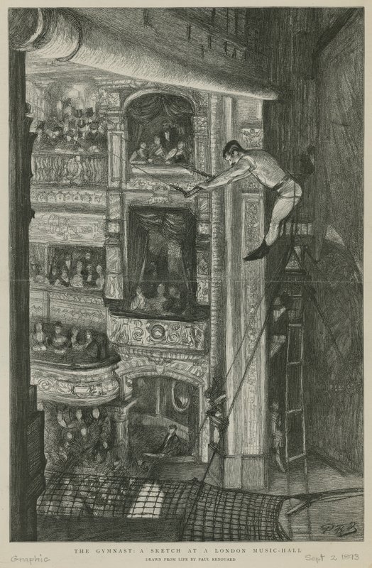 Gymnasten: en sketch i en London Music Hall af Charles Paul Renouard