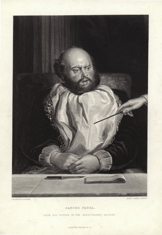 Sancho Panza af Charles Robert Leslie