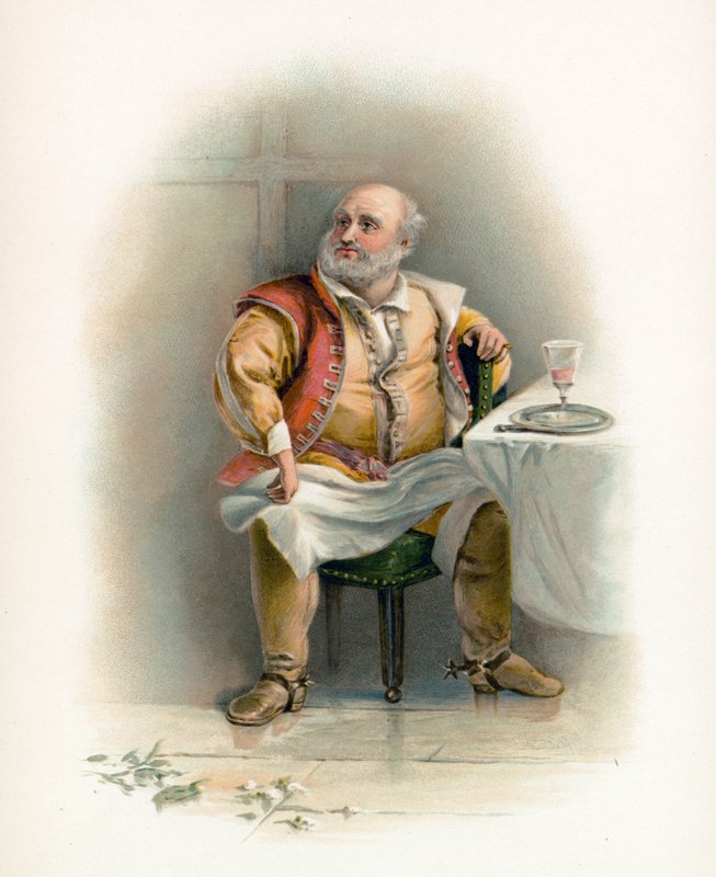Shakespeares Falstaff af Charles Robert Leslie