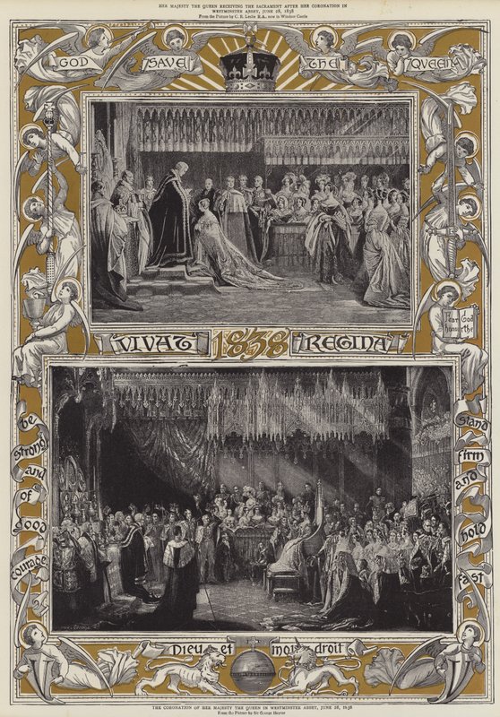 Kroningen af Hendes Majestæt Dronningen i Westminster Abbey, 28. juni 1838 af Charles Robert Leslie