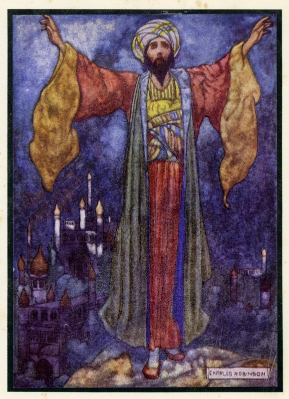 Illustration til Rubaiyat af Omar Khayyam af Charles Robinson