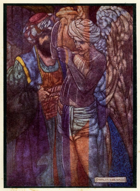 Illustration til Rubaiyat af Omar Khayyam af Charles Robinson