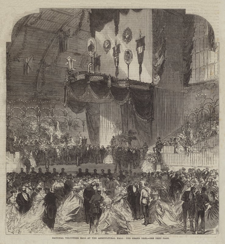 Nationalt bal for frivillige i Landbrugshallen, Grand Dais af Sir John Charles Robinson