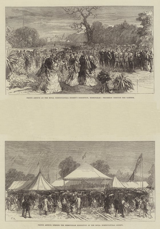 Prins Arthur på Royal Horticultural Societys udstilling i Birmingham af Sir John Charles Robinson
