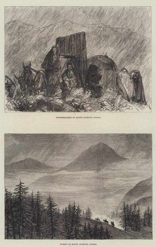 Skitser af Cypern af Sir John Charles Robinson