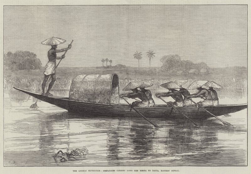 Looshai-ekspeditionen, Despatches bar ned Megna til Dacca, Østbengalen af Sir John Charles Robinson
