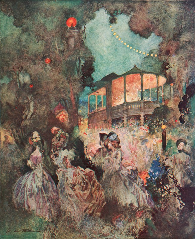 The Orchestra, Vauxhall Gardens af Charles Robinson