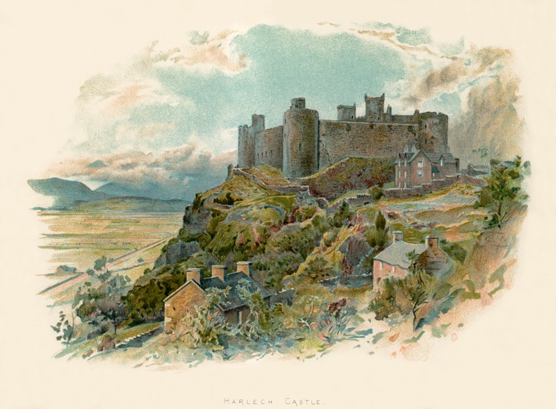 Harlech Slot af Charles Wilkinson