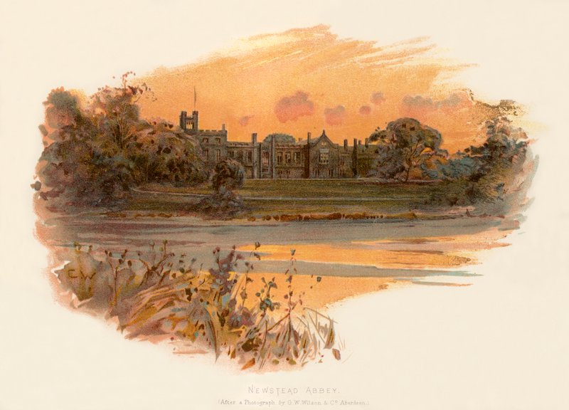 Newstead Abbey af Charles Wilkinson
