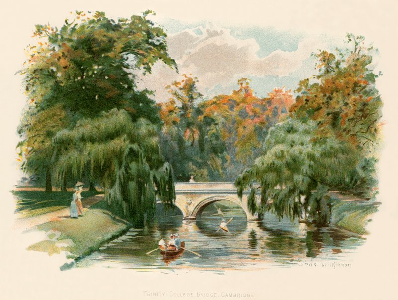 Trinity College bridge, Cambridge af Charles Wilkinson