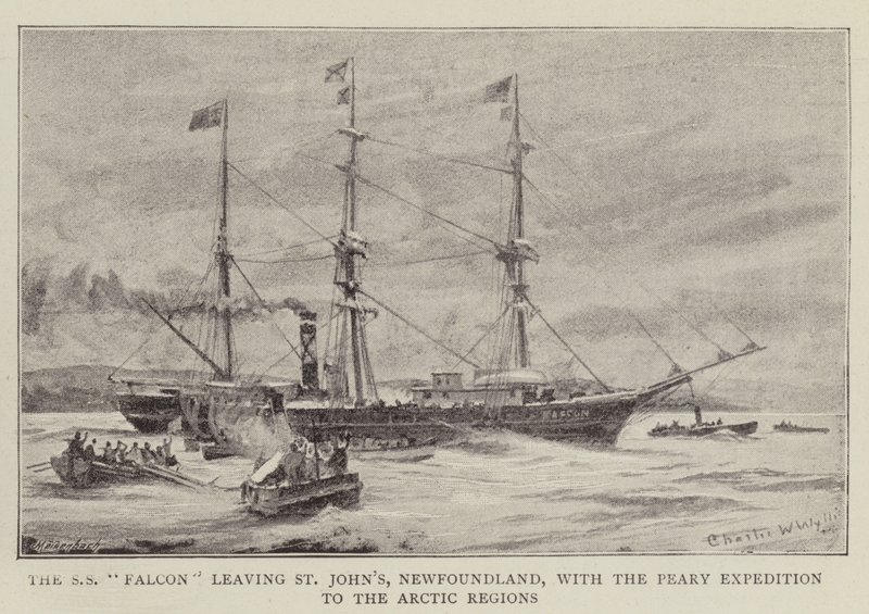 SS Falcon forlader St John