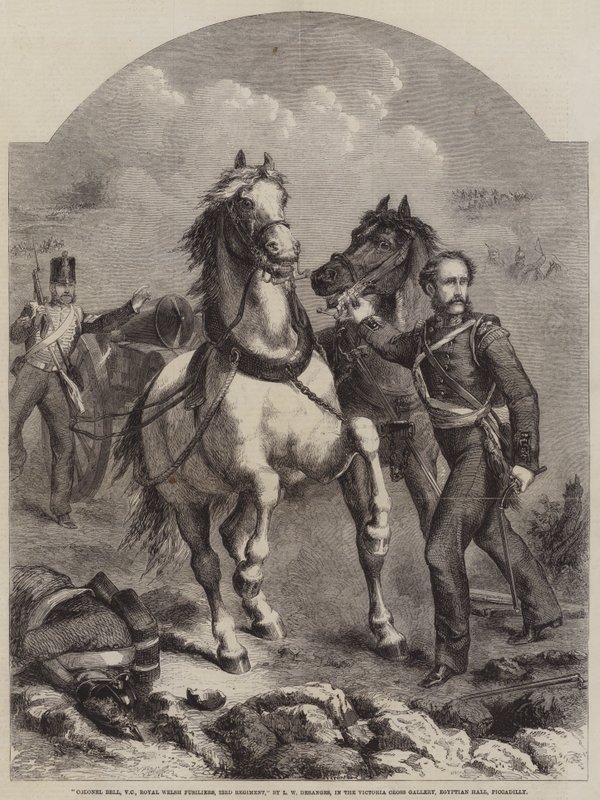 Oberst Bell, VC, Royal Welsh Fusiliers, 23. regiment af Chevalier Louis William Desanges