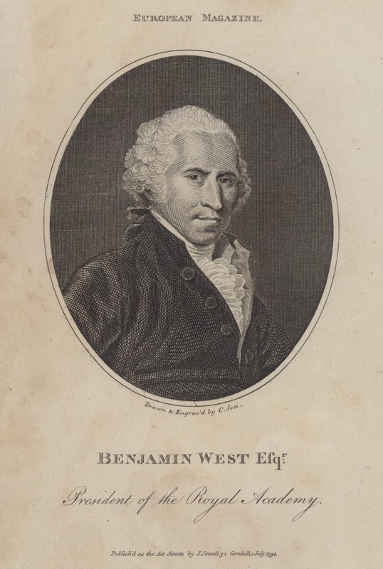 Benjamin West, anglo-amerikansk kunstner af Christian Josi