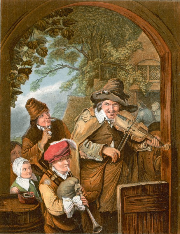 De omrejsende musikere af Christian Wilhelm Ernst Dietrich