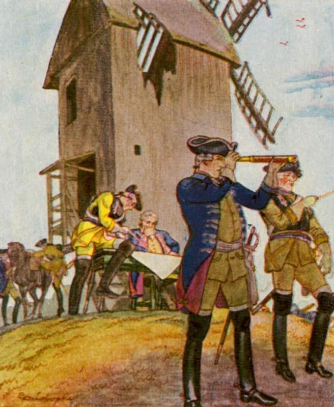 Feldherrnhugel / Kommandørens bakke (farvelitografi) af Christophe (1856 1945)