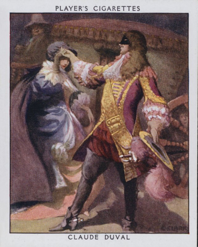 Claude Duval (farve litografi) af Christopher (after) Clark