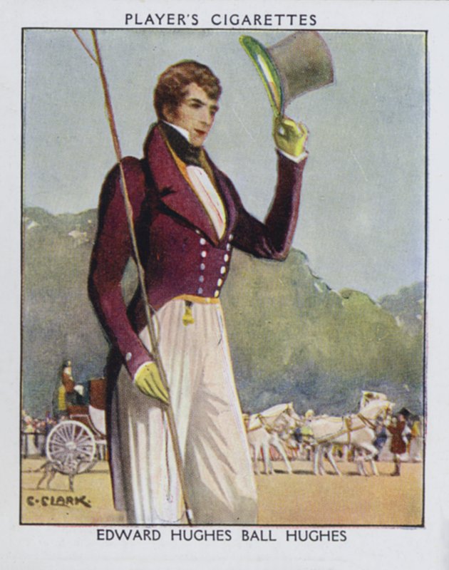 Edward Hughes Ball Hughes (farve litho) af Christopher (after) Clark