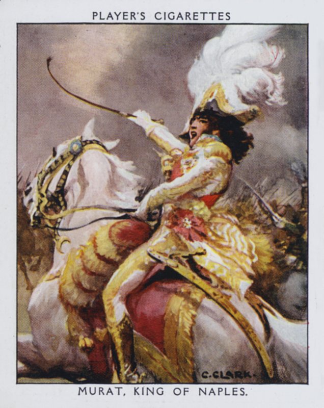 Murat, konge af Napoli (farve litho) af Christopher (after) Clark