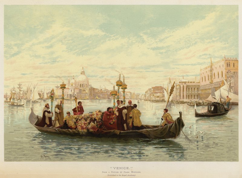 Venedig, udstillet i Royal Academy af Clara Montalba