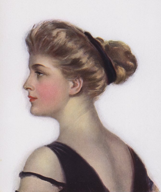 Hendes ryg feje af Clarence F. Underwood