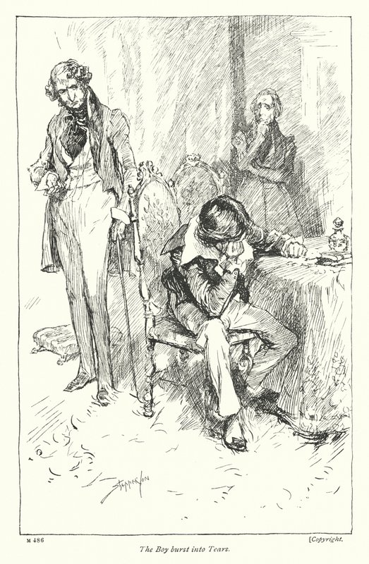 Illustration til Disraelis Coningsby (litho) af Claude Shepperson