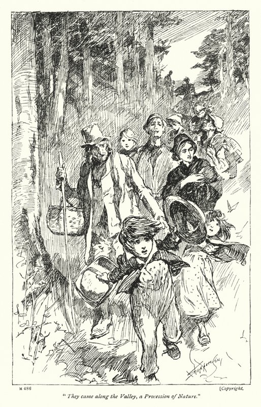 Illustration til Disraelis Coningsby (litho) af Claude Shepperson