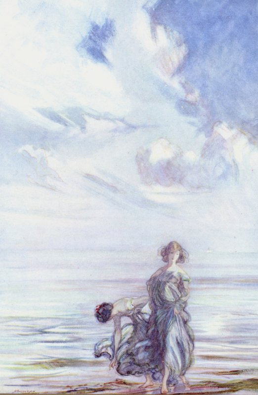 John Keats, Sonnet til G A W (farve litho) af Claude Shepperson